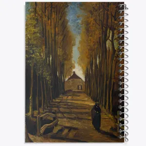 دفتر نقاشی خیابان صنوبرها در پاییز اثر ونسان ونگوگ