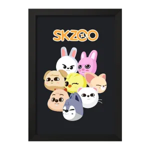 تابلو اسکیزو استری کیدز (Skzoo Stray Kids)