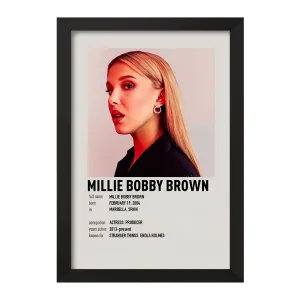 تابلو میلی بانی براون (Millie Bobby Brown)
