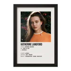 تابلو کاترین لانگفورد (Katherine Langford)