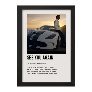 تابلو آهنگ See You Again