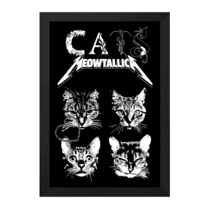 تابلو میوتالیکا (Meowtallica)