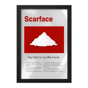 تابلو صورت زخمی (scarface)