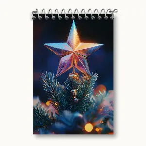دفتر یادداشت ستاره درخت کریسمس