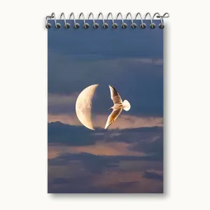دفتر یادداشت ماه و پرنده