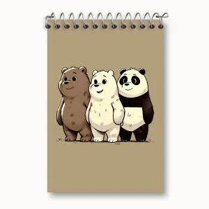دفتر یادداشت سه خرس کله پوک