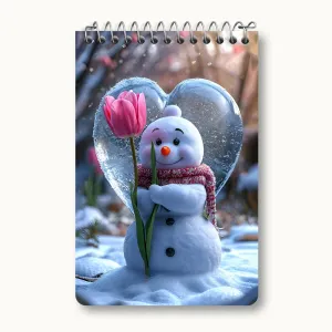 دفتر یادداشت ادم برفی کیوت