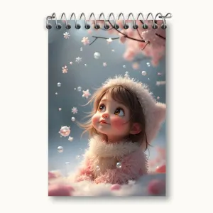 دفتر یادداشت دخترانه کودکانه