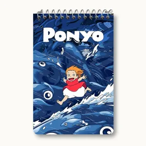 دفتر یادداشت انیمه پونیو (Ponyo)