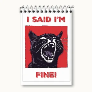 دفتر یادداشت I Said I'm Fine
