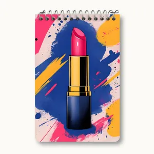 دفتر یادداشت رژ لب