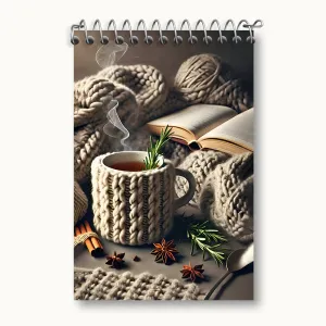 دفتر یادداشت فنجان چای