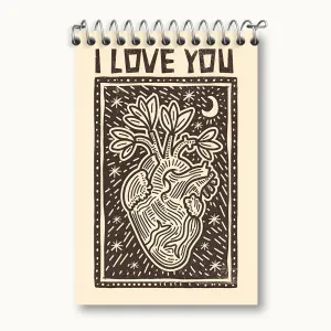 دفتر یادداشت I Love You