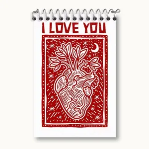 دفتر یادداشت I Love You