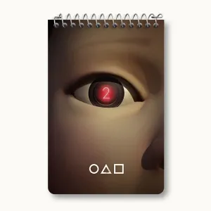 دفتر یادداشت بازی مرکب (Squid Game)