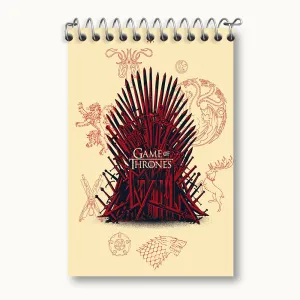 دفتر یادداشت بازی تاج و تخت (Game Of Thrones)
