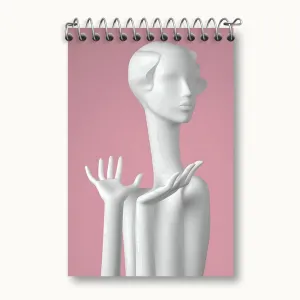 دفتر یادداشت مجسمه زن