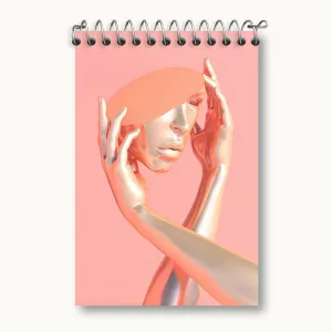 دفتر یادداشت مجسمه زن