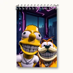 دفتر یادداشت سیمپسون ها (Simpsons)