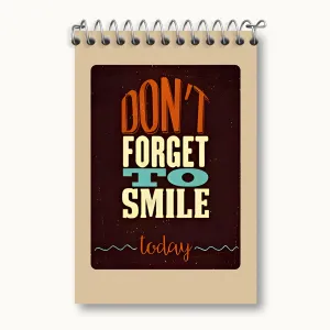 دفتر یادداشت Don't Forget To Smile Today