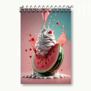 دفتر یادداشت بستنی و هندوانه