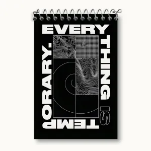 دفتر یادداشت Every Thing Is Temporary