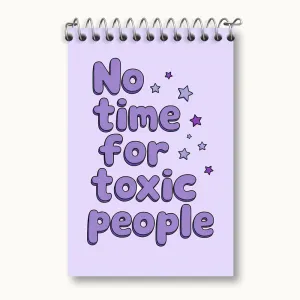 دفتر یادداشت No Time For Toxic People