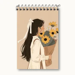 دفتر یادداشت دخترانه فانتزی