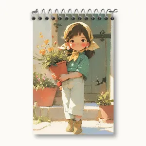 دفتر یادداشت دخترانه کودکانه
