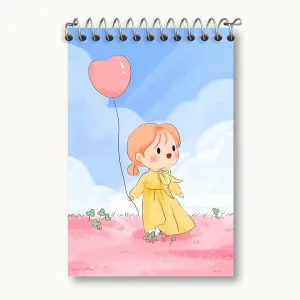 دفتر یادداشت دخترانه کیوت