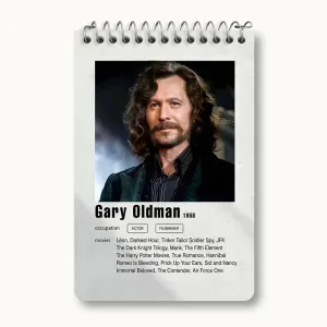 دفتر یادداشت گری اولدمن (Gary Oldman)