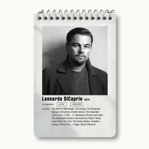دفتر یادداشت لئوناردو دی‌کاپریو (Leonardo DiCaprio)
