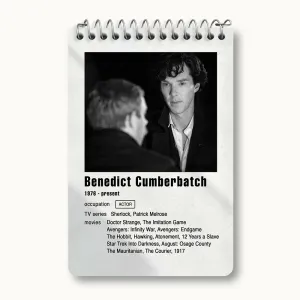 دفتر یادداشت بندیکت کامبربچ (Benedict CumberBatch)