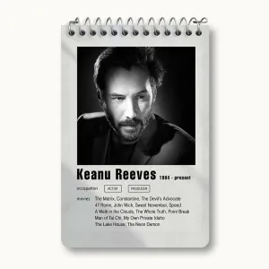 دفتر یادداشت کیانو ریوز (Keanu Reeves)