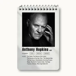 دفتر یادداشت آنتونی هاپکینز (Anthony Hopkins)