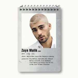 دفتر یادداشت زین ملک (Zayn Malik)