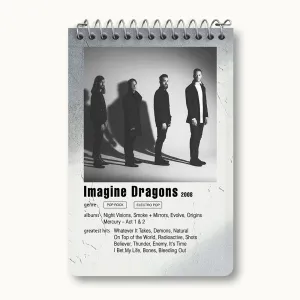 دفتر یادداشت ایمجین درگنز (Imagine Dragons)