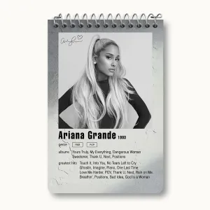 دفتر یادداشت آریانا گرانده (Ariana Grande)
