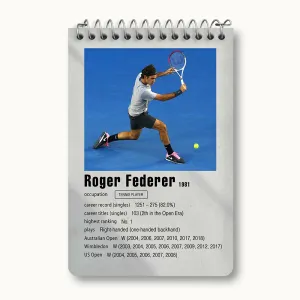 دفتر یادداشت راجر فدرر (Roger Federer)