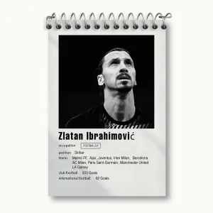 دفتر یادداشت زلاتان ابراهیموویچ (Zlatan Ibrahimović)