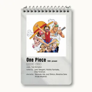 دفتر یادداشت انیمه وان پیس (One Piece)