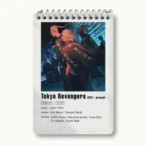 دفتر یادداشت انیمه توکیو ریونجرز (Tokyo Revengers)