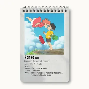 دفتر یادداشت انیمه پونیو (Ponyo)
