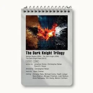 دفتر یادداشت شوالیه تاریکی (The Dark Knight Trilogy)