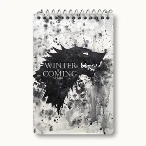 دفتر یادداشت زمستان در راه است (Winter Is Coming)