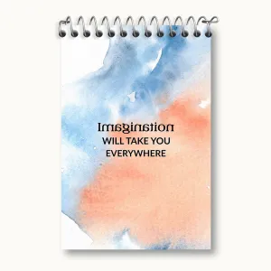 دفتر یادداشت Imagination Will Take You Everywhere