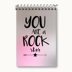 دفتر یادداشت You Are A Rock Star