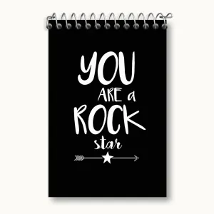 دفتر یادداشت You Are A Rock Star