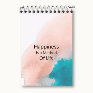 دفتر یادداشت Happiness Is A Method Of Life