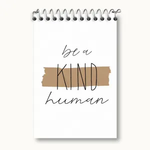 دفتر یادداشت Be A Kind Human